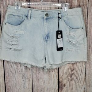Ranbeeri distressed shorts